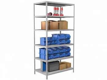 Стеллаж металлический Практик MS Standart 185/100х60/6