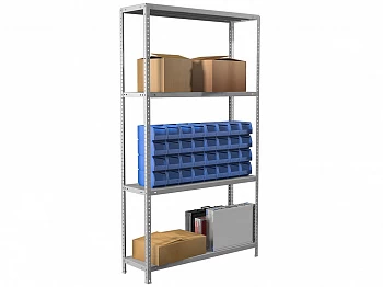 Стеллаж металлический Практик MS Standart 200/70х30/4